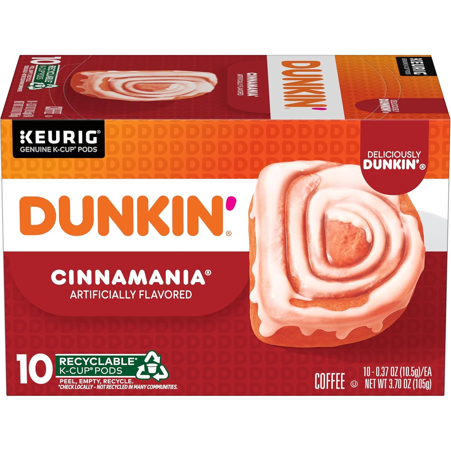 Dunkin' Original Blend Medium Roast Coffee, 60 Keurig K-Cup Pods