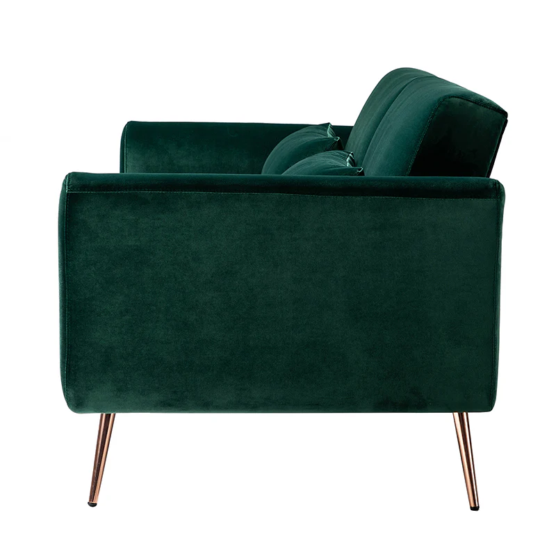 Agnes Retro Style Velvet Sleeper Sofa