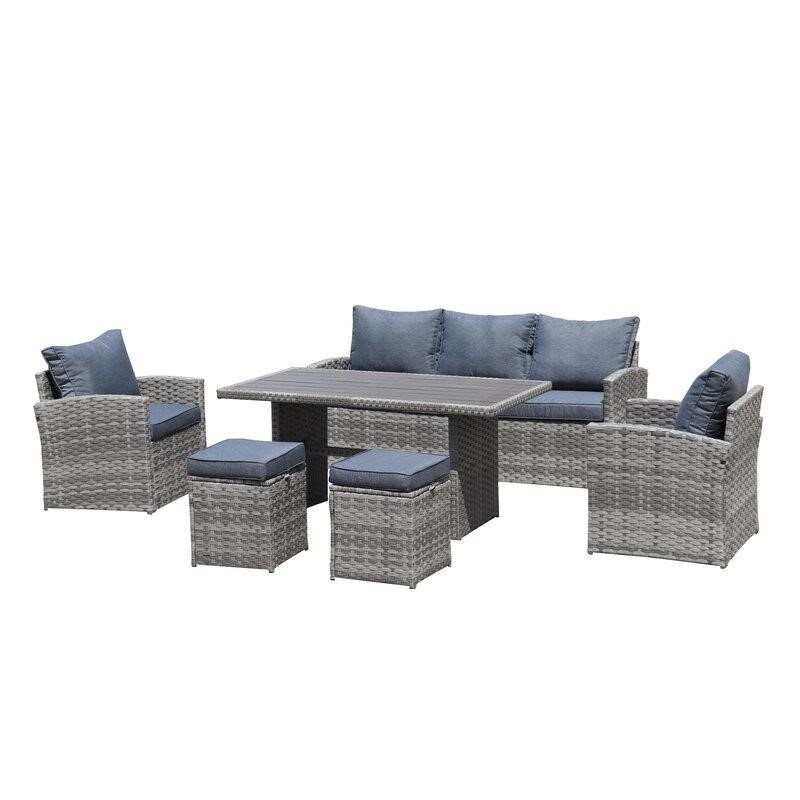 Hayzen 7 - Person Seating Group with Cushions