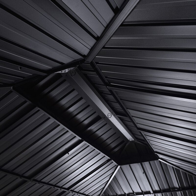 18 Ft. W x 12 Ft. D Metal Patio Gazebo