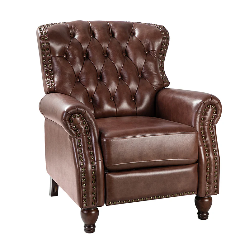Gabrielle Genuine Leather Oversized Recliner