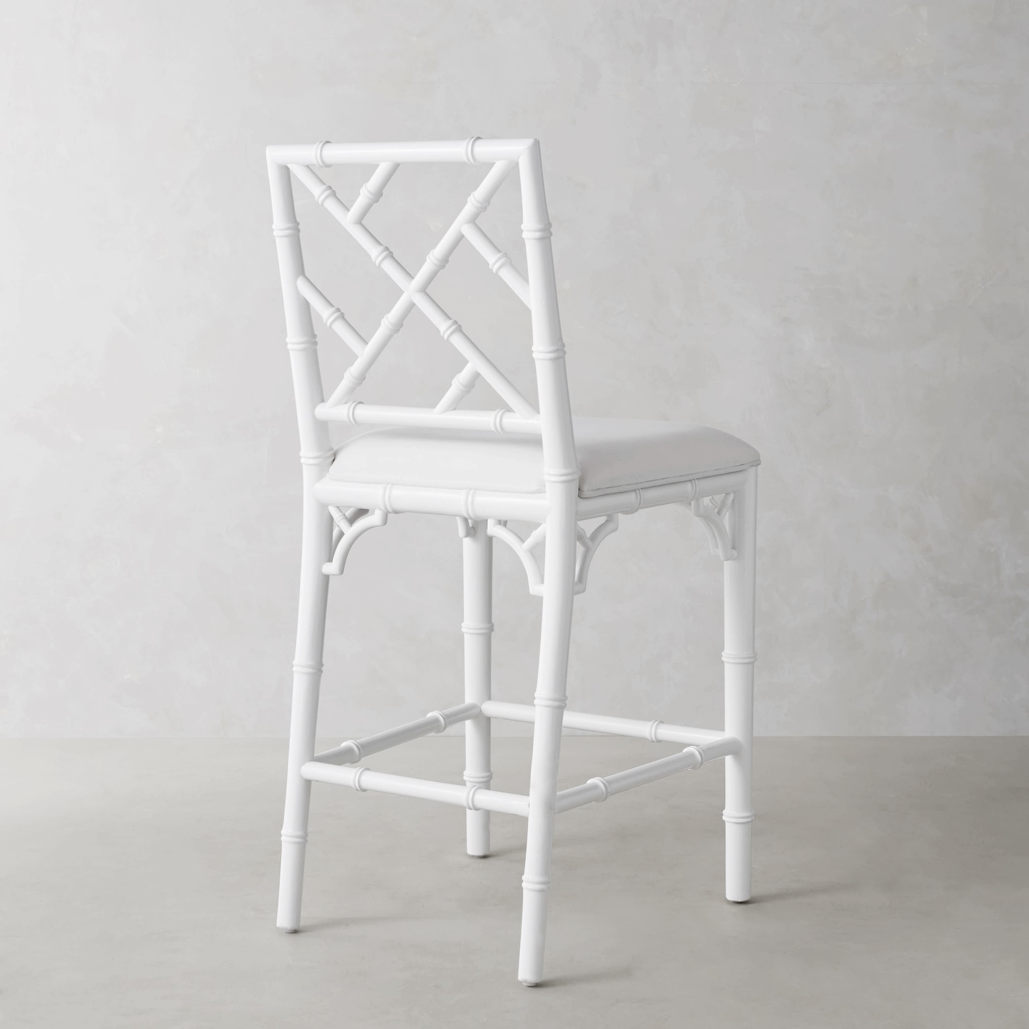 Chippendale Upholstered Bistro Counter Stool