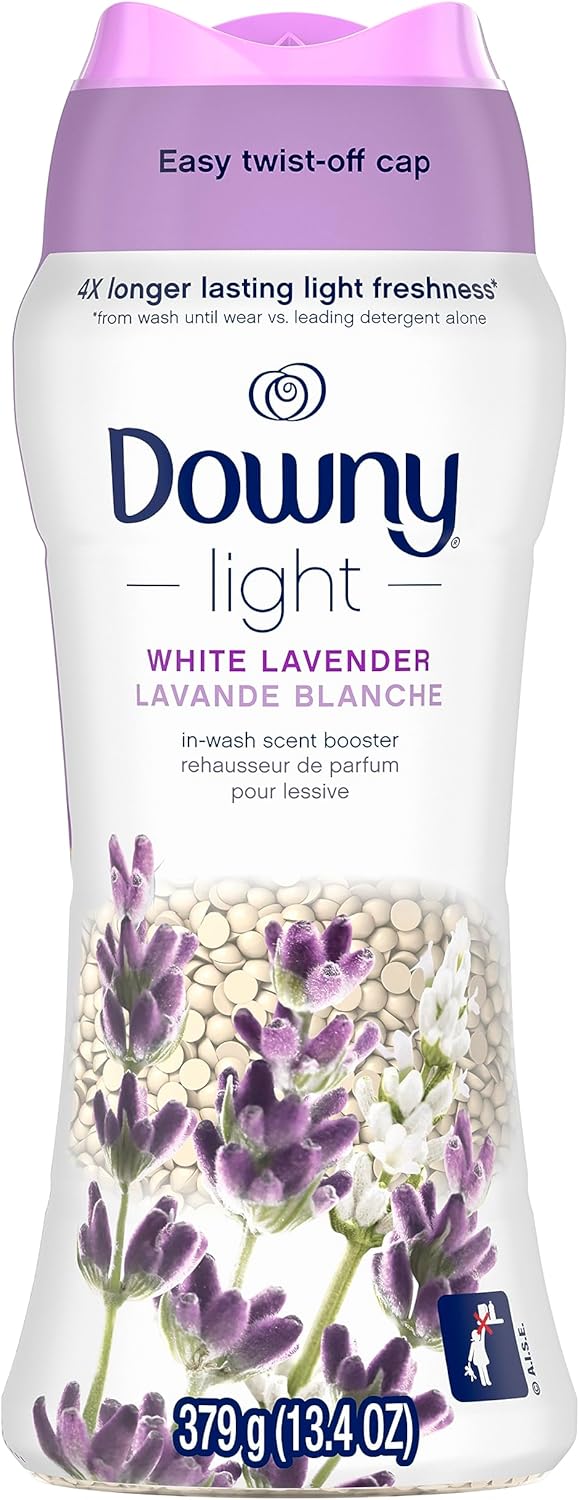 Downy Light In Wash Scent Booster Beads, Ocean Mist Scent, 24 oz, Downy Scent Booster Beads, Laundry Beads, No Heavy Perfumes