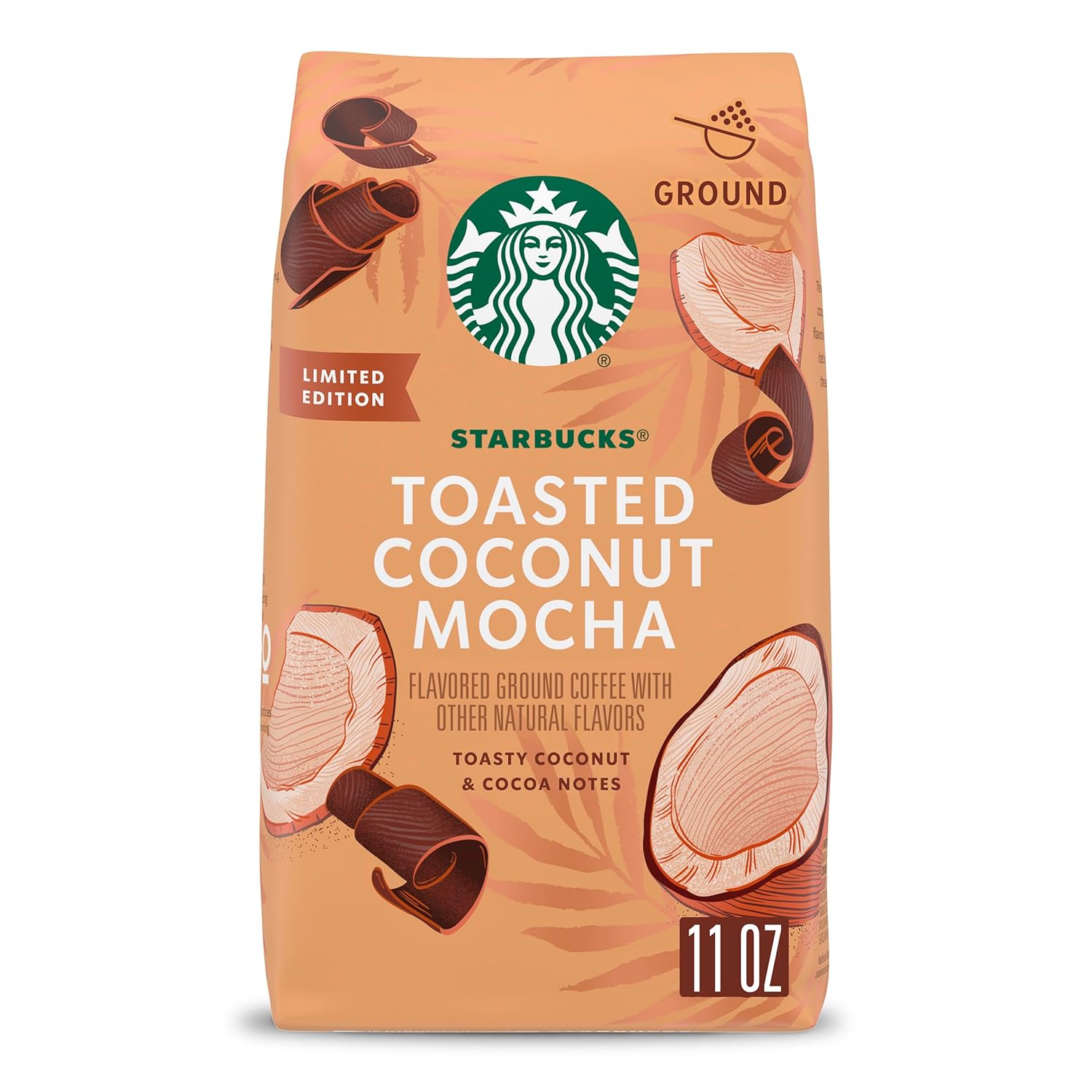 Starbucks Ground Coffee, Medium Roast Coffee, Pike Place Roast, 100% Arabica, 1 Bag (28 Oz)