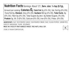 Williams Sonoma Turkey Rub, Butter Basted Herb