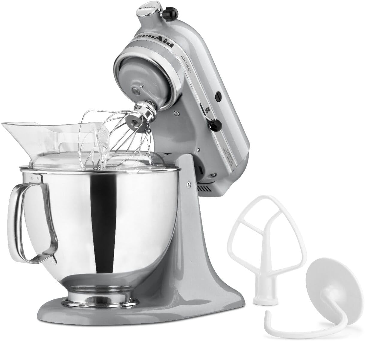 KitchenAid Artisan Series 5 Quart Tilt Head Stand Mixer with Pouring Shield KSM150PS, Removable bowl, Aqua Sky