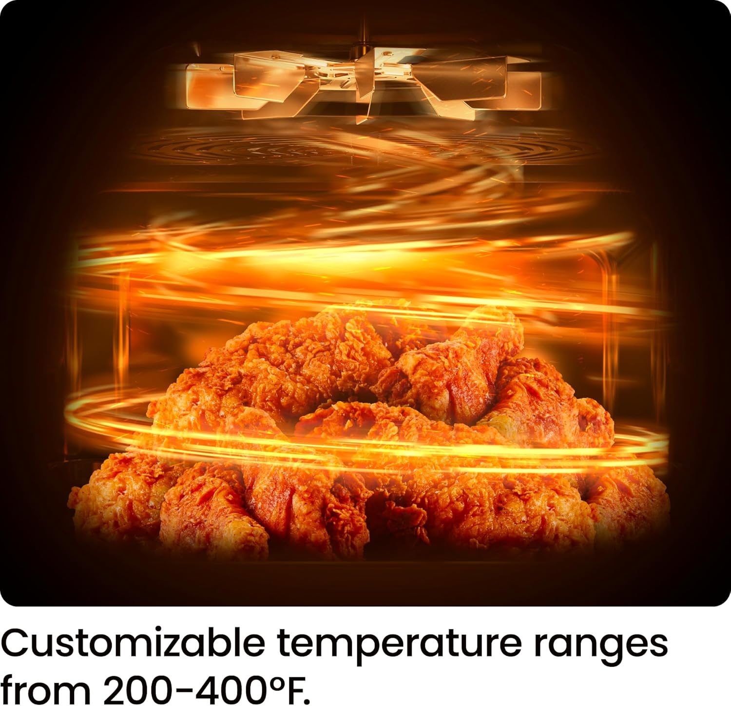 Chefman TurboFry® Touch Air Fryer, XL 8-Qt Family Size, One-Touch Digital Control Presets, French Fries, Chicken, Meat, Fish, Nonstick Dishwasher-Safe Parts, Automatic Shutoff, Stainless Steel