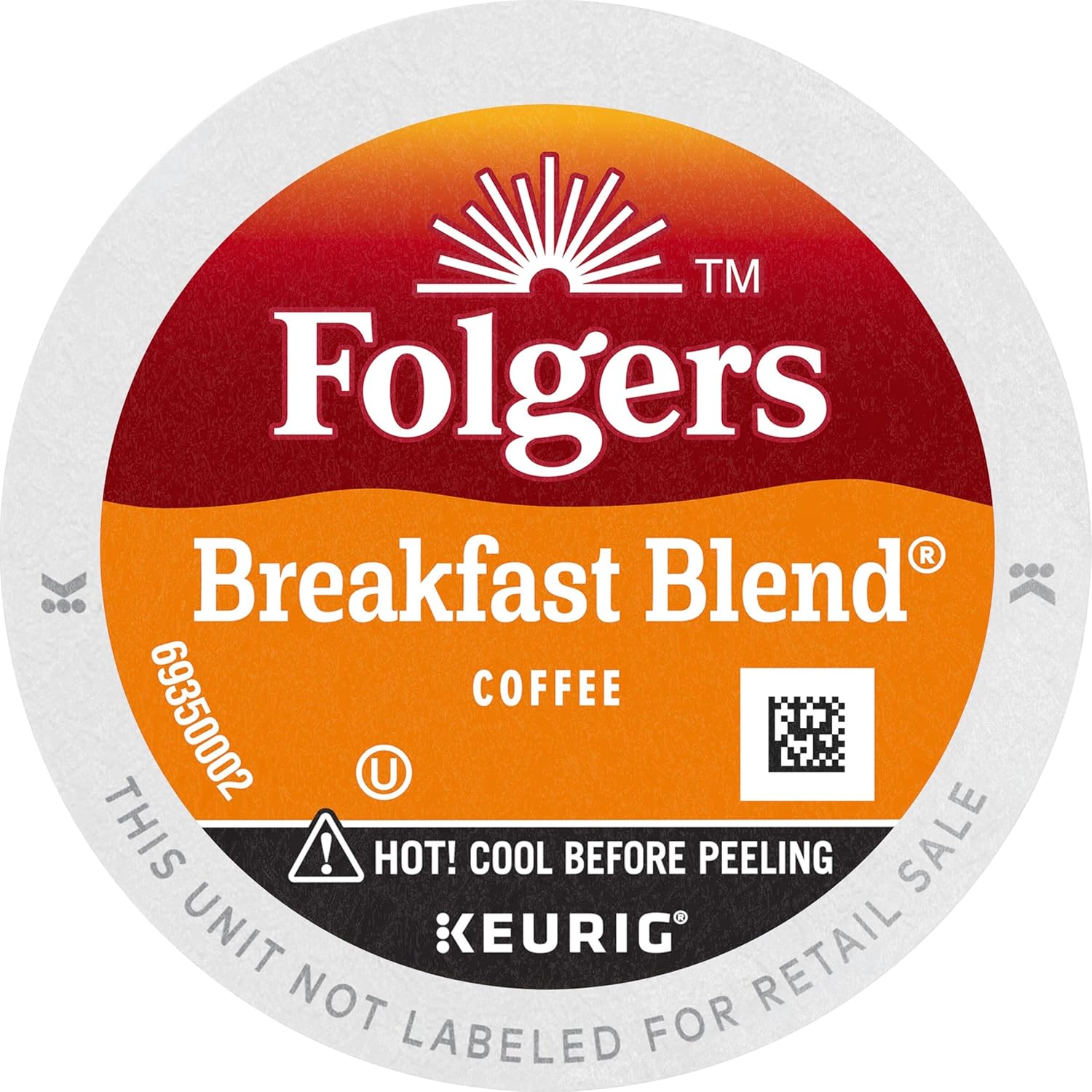 Folgers Classic Roast Medium Roast Coffee, 72 Keurig K-Cup Pods