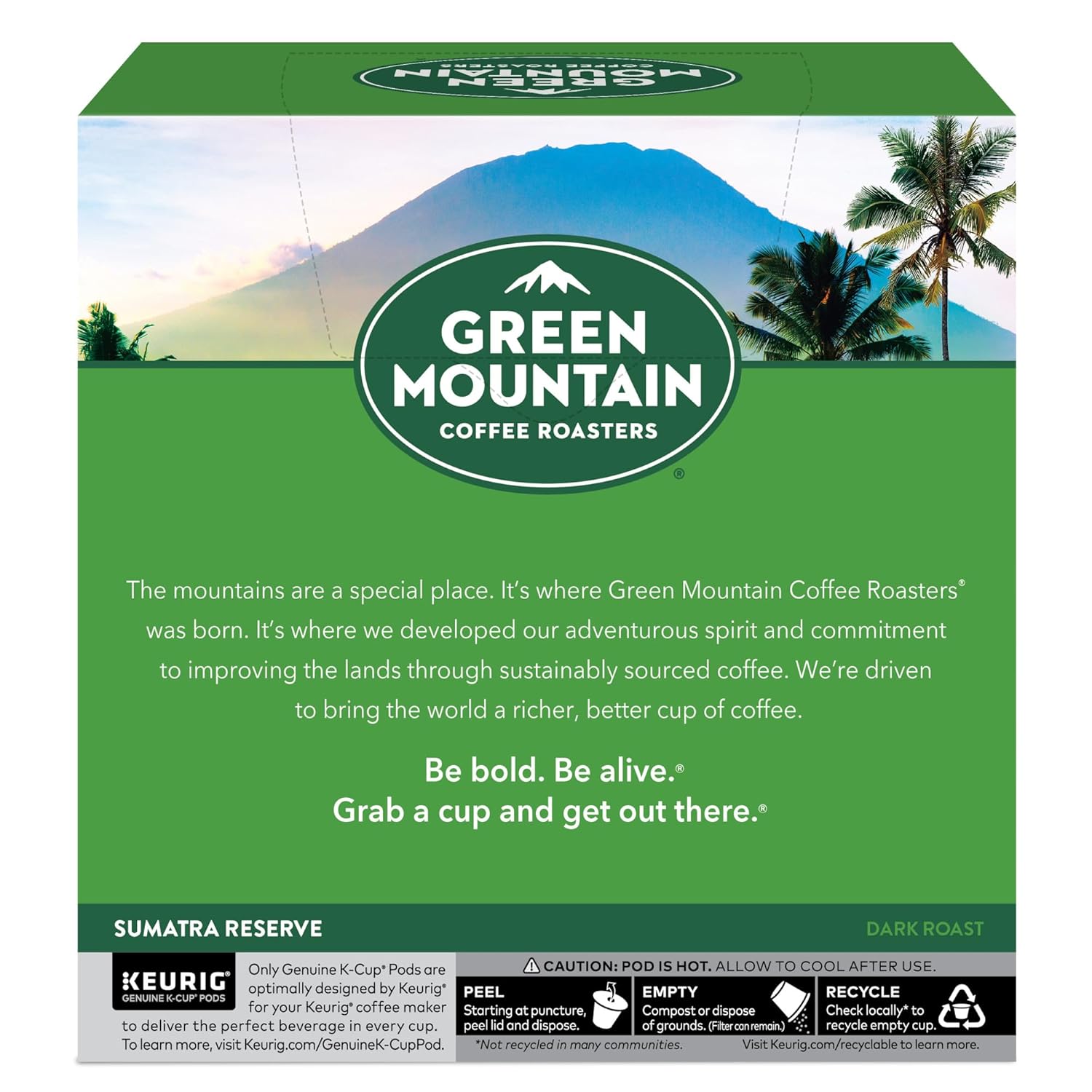 Green Mountain Coffee Roasters Dark Magic Keurig Single-Serve K-Cup Pods, Dark Roast Coffee, 72 Count (6 Packs of 12)
