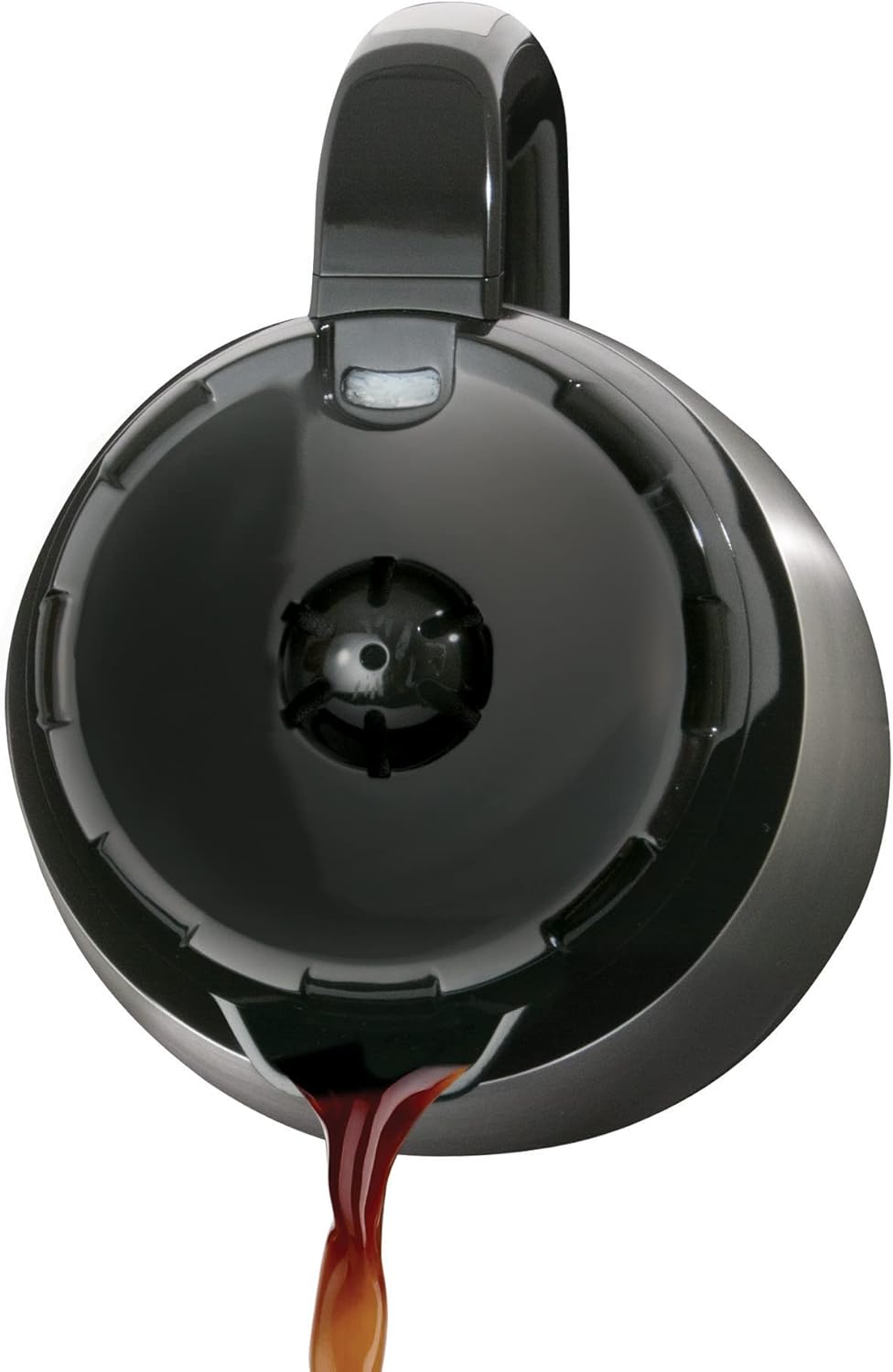 BLACK+DECKER 12 Cup Thermal Programmable Coffee Maker with Brew Strength and VORTEX Technology, Black/Steel