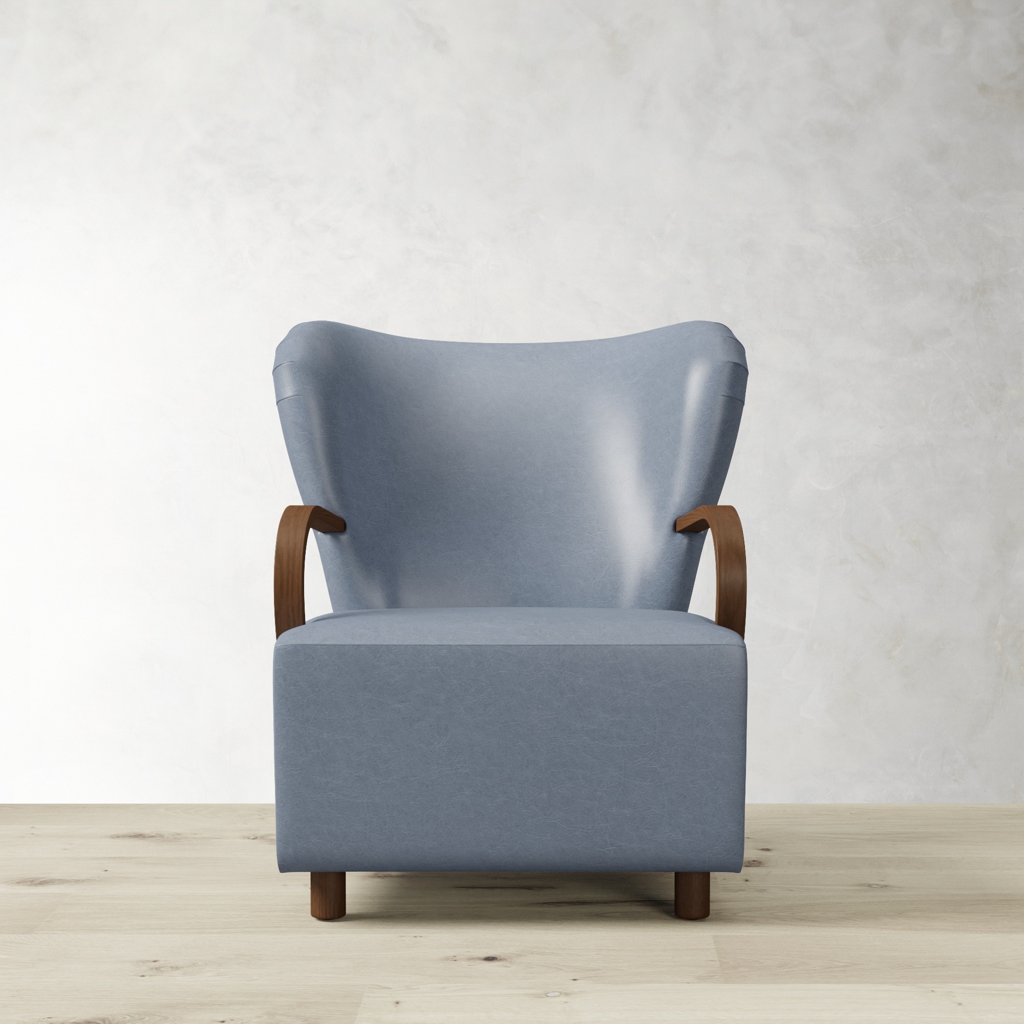 Corban Bentwood Upholstered Occasional Chair
