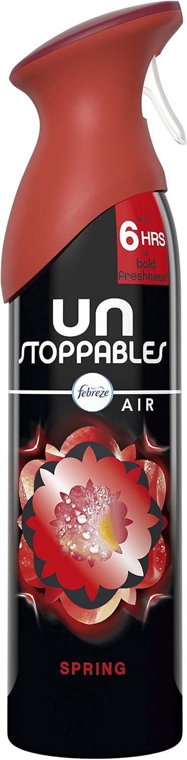 Febreze Unstopables Air Effects Odor-Fighting Air Freshener Fresh, 8.8 oz. Aerosol Can, Pack of 3