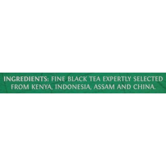 Twinings English Breakfast Black Tea Individually Wrapped Bags, 100 Count (Pack of 1), Smooth, Flavourful, and Robust, Caffeinated, Enjoy Hot or Iced | Packaging May Vary