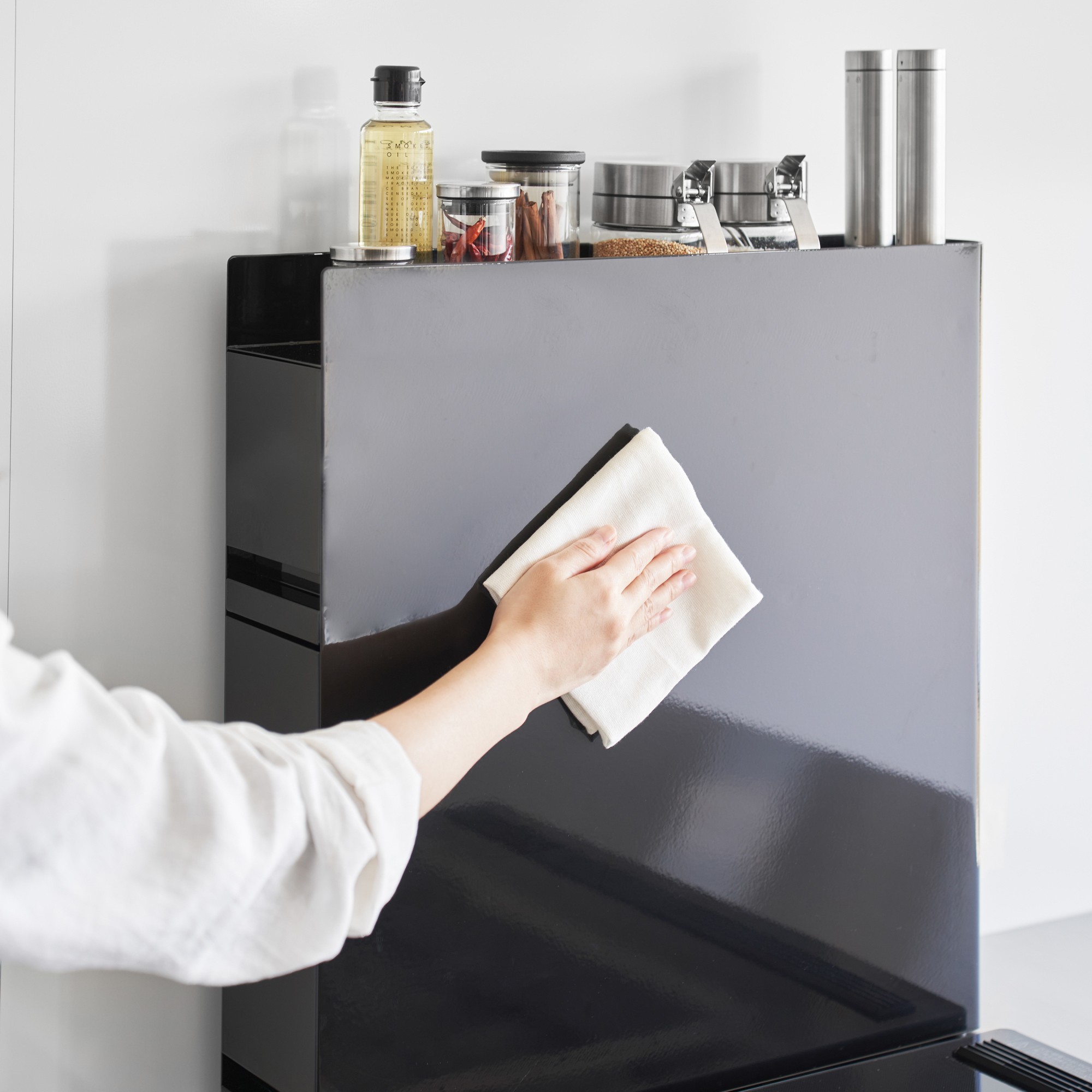 Yamazaki Home Two-Tier Sliding Drawer Seasoning Rack