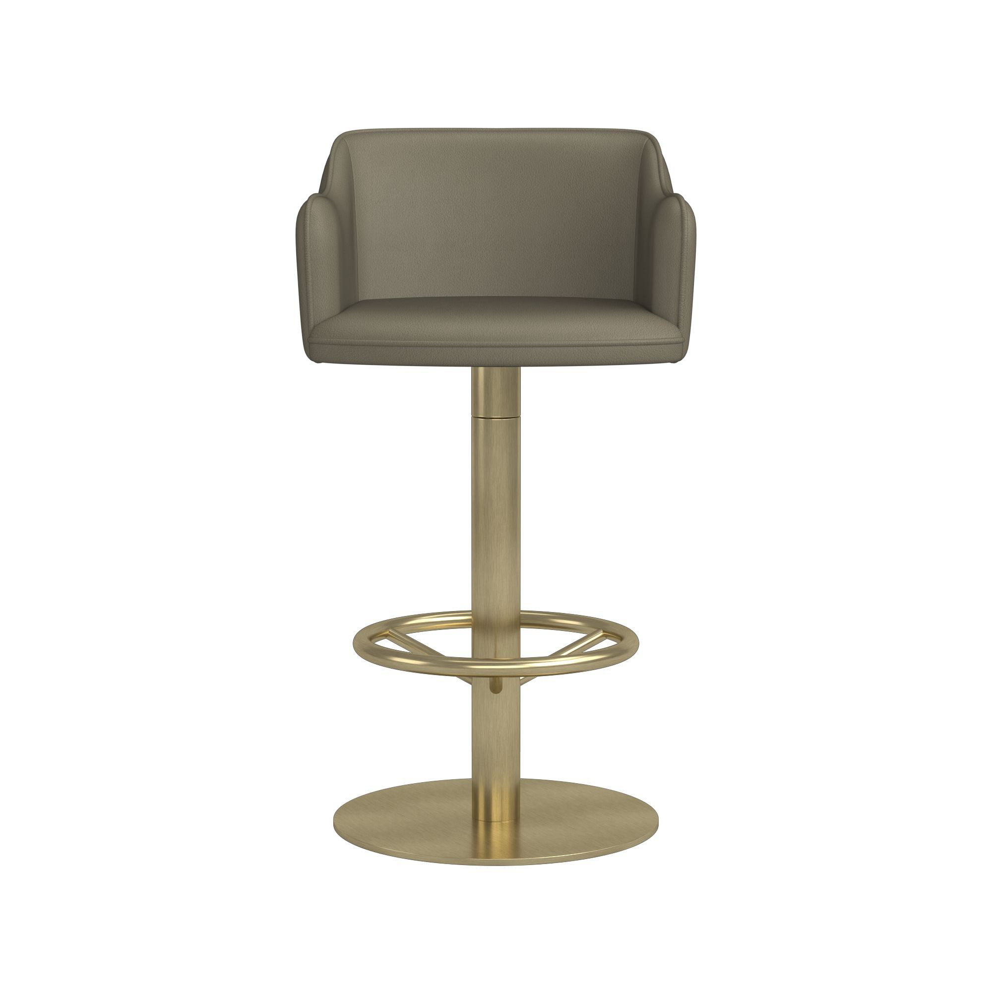 Harding Upholstered Pedestal Counter  & Bar Stool