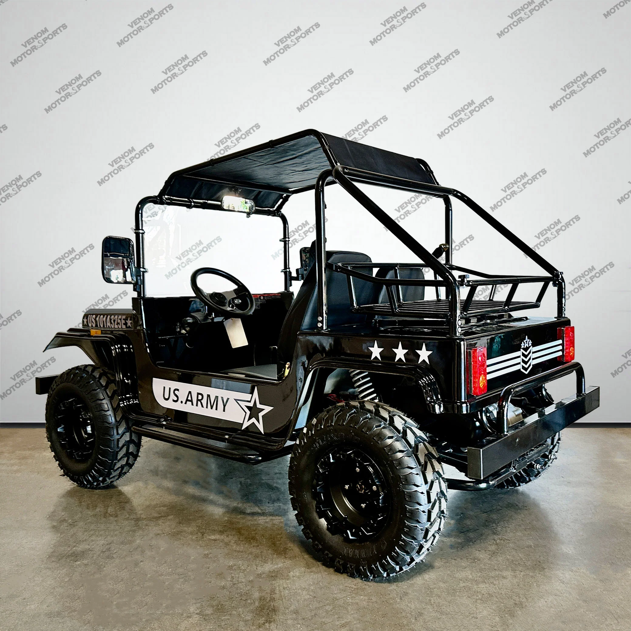 Venom 200cc Mini Jeep | Willys Edition | Full-Size | Automatic