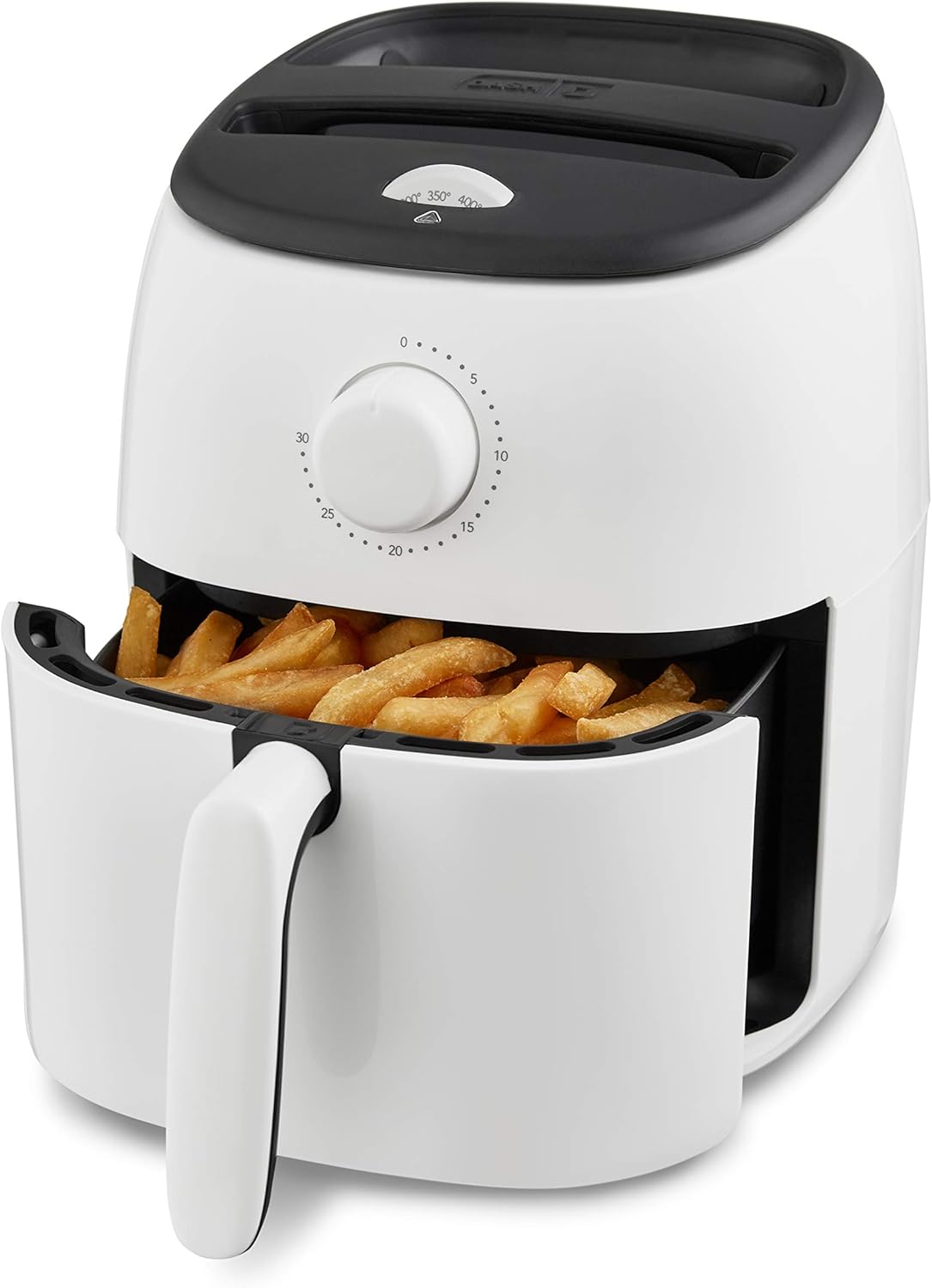 DASH Tasti-Crisp™ Electric Air Fryer Oven, 2.6 Qt., Aqua – Compact Air Fryer for Healthier Food in Minutes, Ideal for Small Spaces - Auto Shut Off, Analog, 1000-Watt