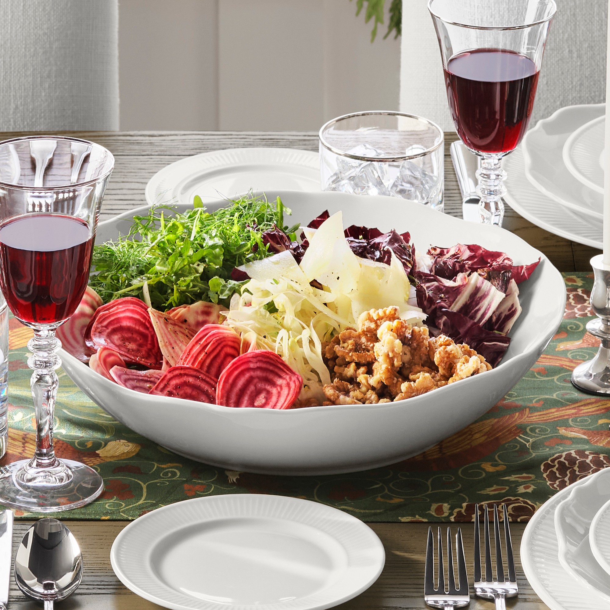 Silver Rim Wine Glasses