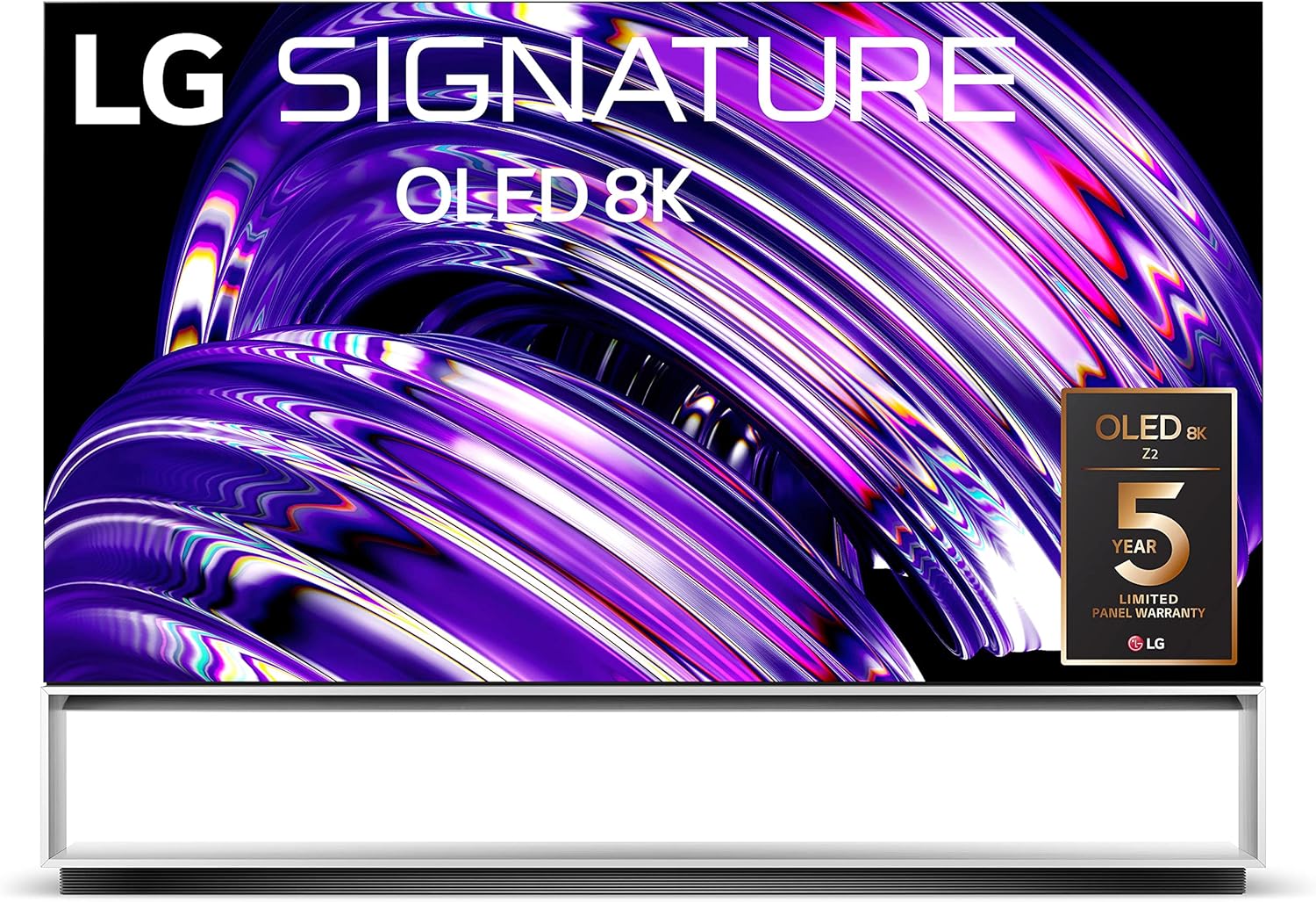 LG Signature 88-Inch Class OLED Z2 Series Alexa Built-in 8K Smart TV, 120Hz Refresh Rate, AI-Powered , Dolby Vision IQ and Dolby Atmos, WiSA Ready, Cloud Gaming (OLED88Z2PUA, 2022)