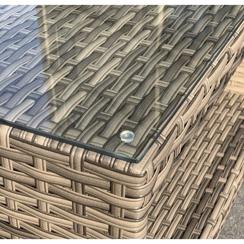 Alhambra Wicker/Rattan 8 - Person Seating Group with Cushions