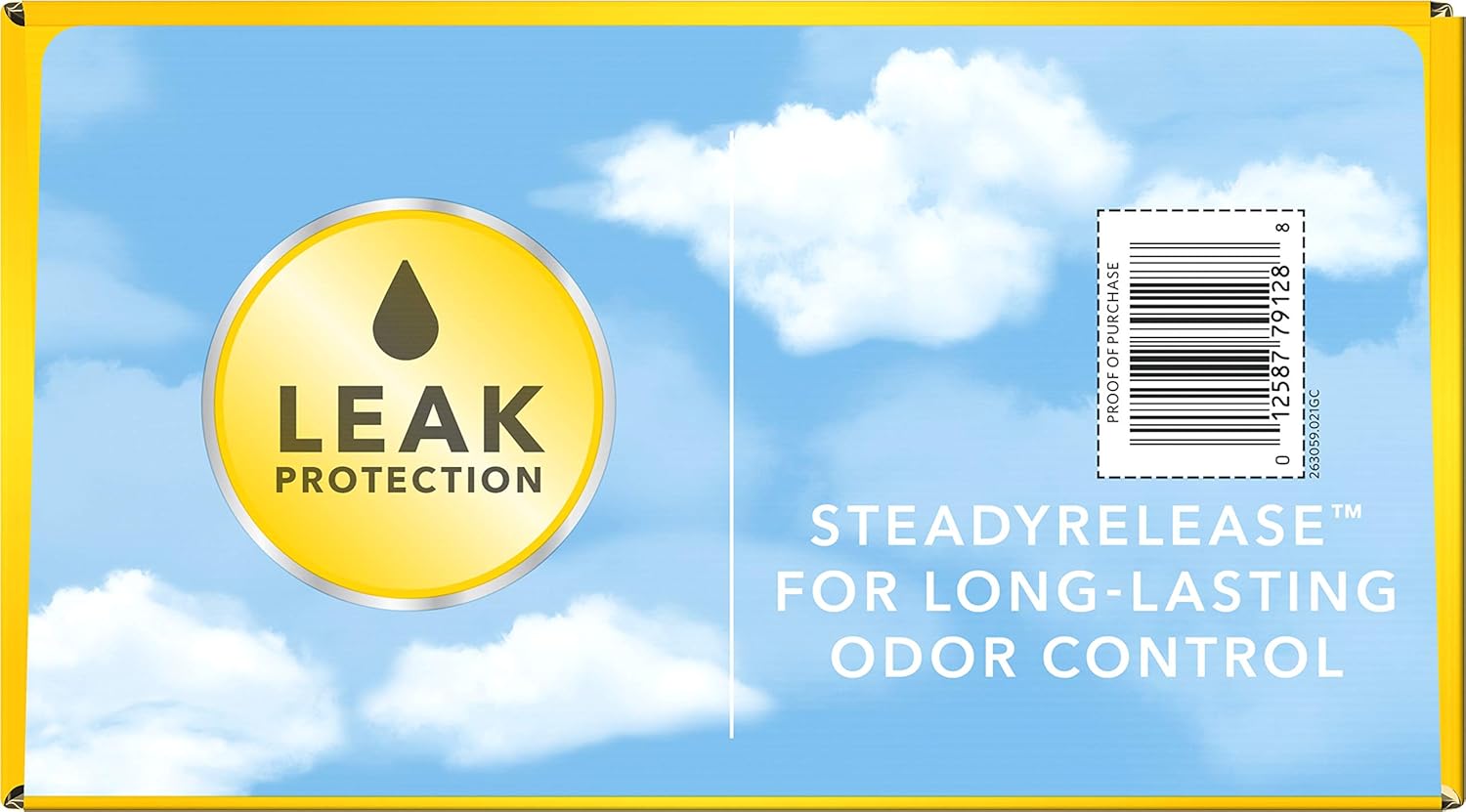 Glad Trash Bags, ForceFlex Tall Kitchen Drawstring Garbage Bags, 13 Gal, Fresh Clean Scent with Febreze, 110 Ct (Packaging May Vary)