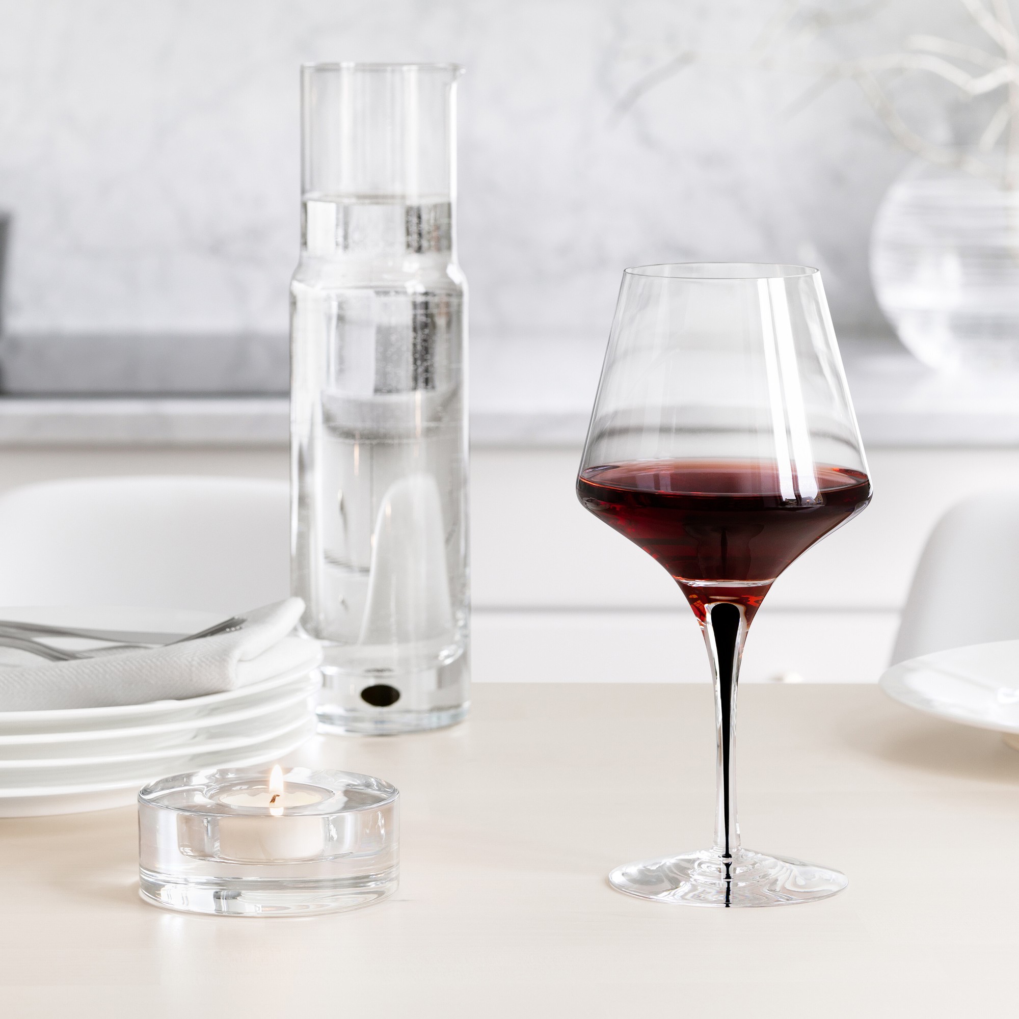 Orrefors Metropol Red Wine Glasses, Set of 2