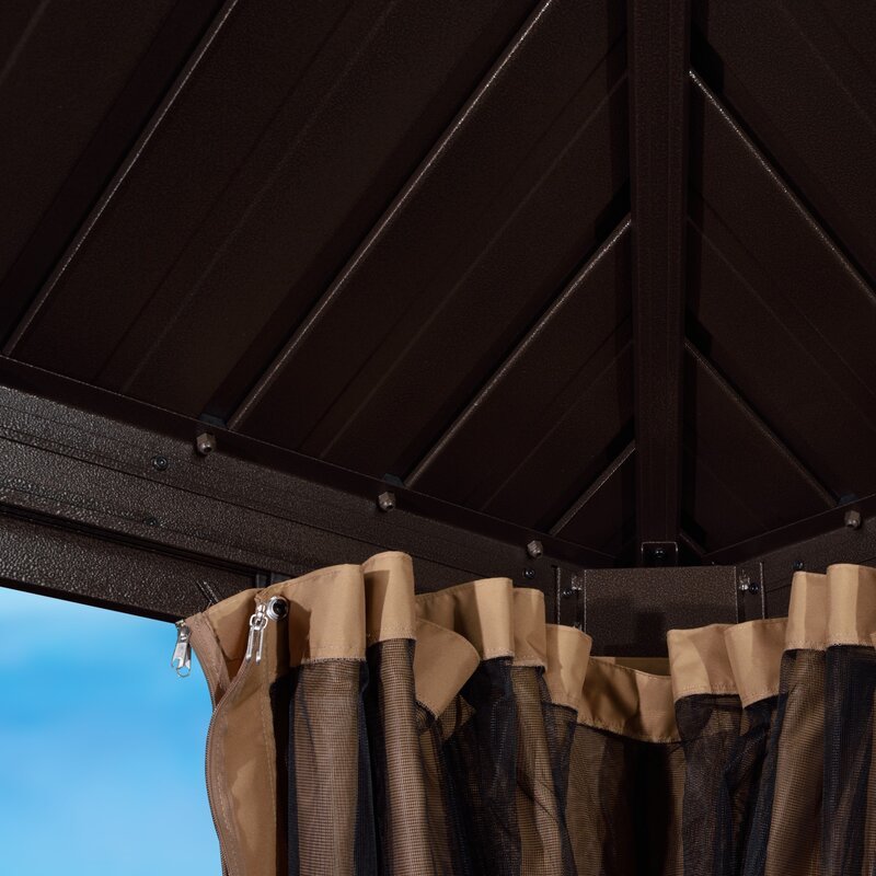 16 Ft. W x 12 FT. D Aluminum Patio Gazebo