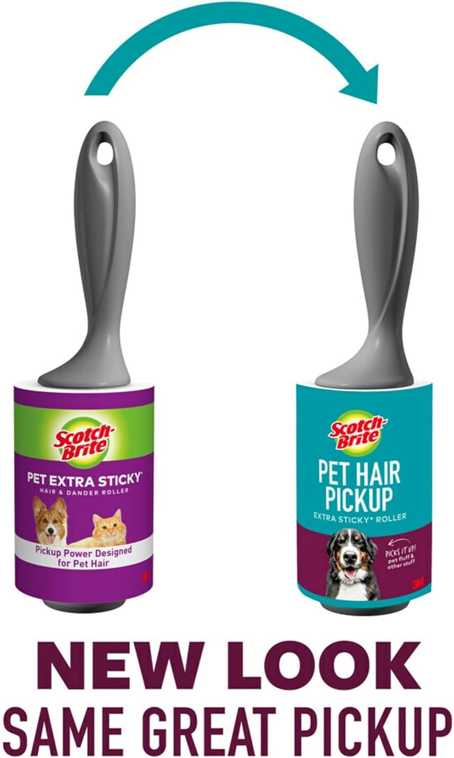 Scotch-Brite Pet Extra Sticky Hair Lint Roller, 95 Sheets(Packaging May Vary)
