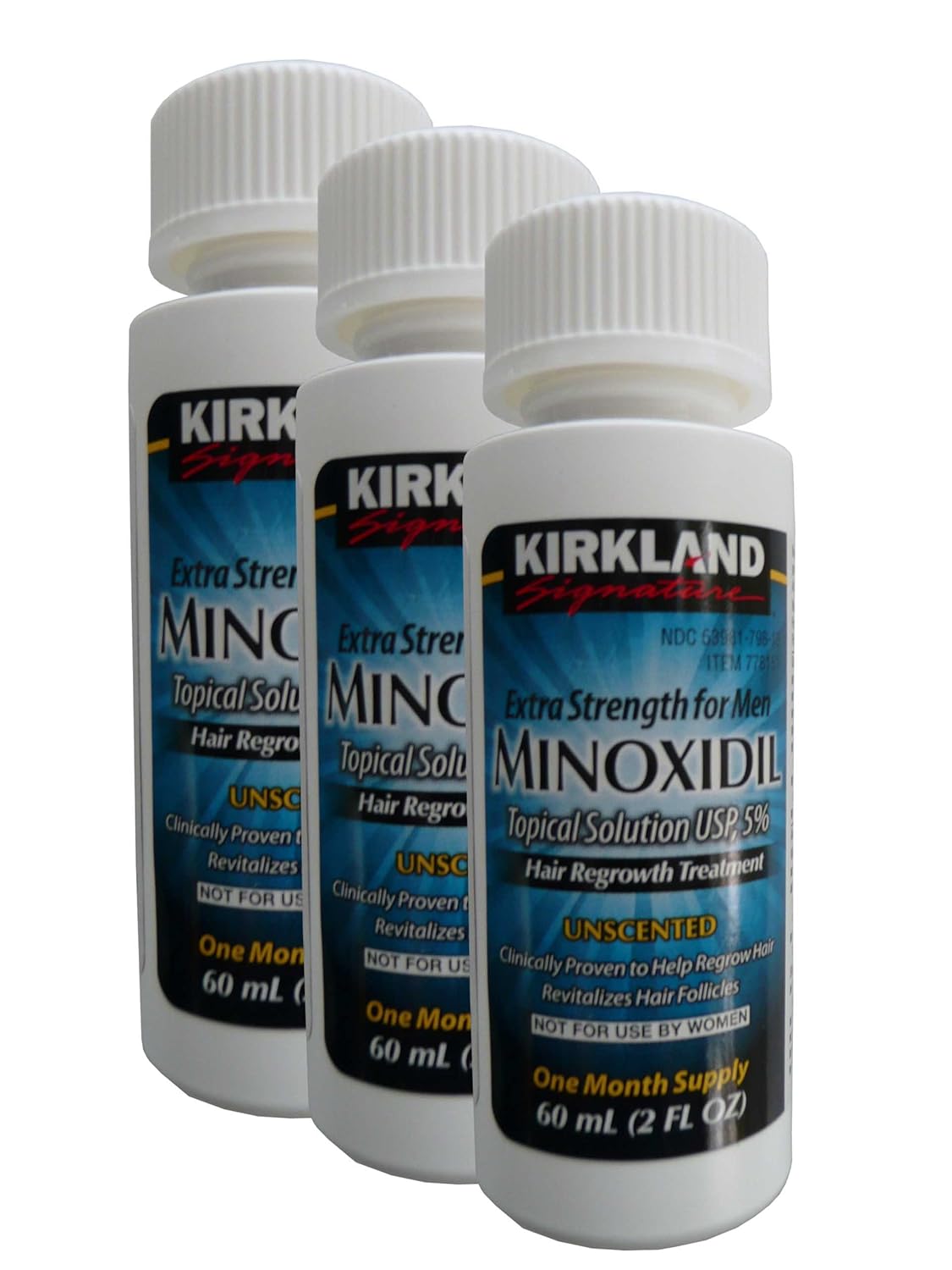 Minoxidil-5% Extra Strength Hair Regrowth for Men, 6 Month Supply