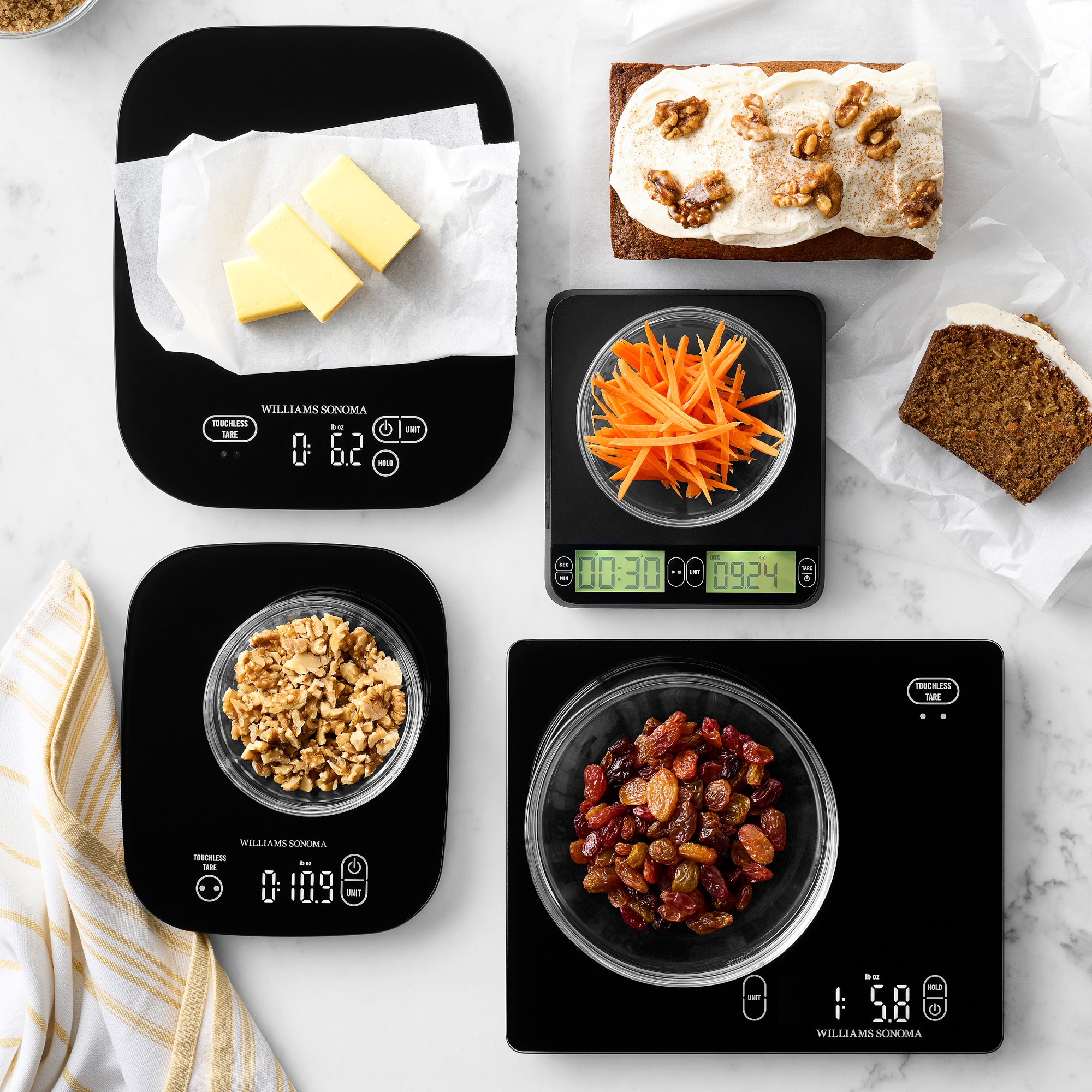 Williams Sonoma Touchless Tare Waterproof Scale