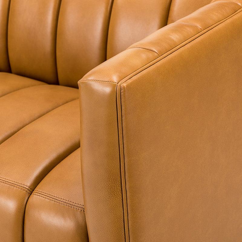 Rowan Genuine Leather Vinyl Office Sofa -83