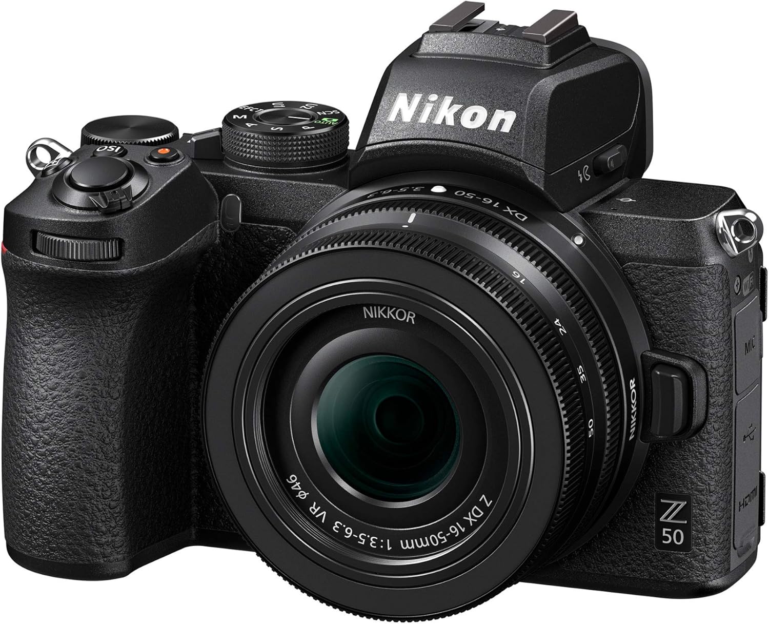 Nikon Z 50 with Wide-Angle Zoom Lens | Compact mirrorless stills/video camera with 16-50mm lens | Nikon USA Model