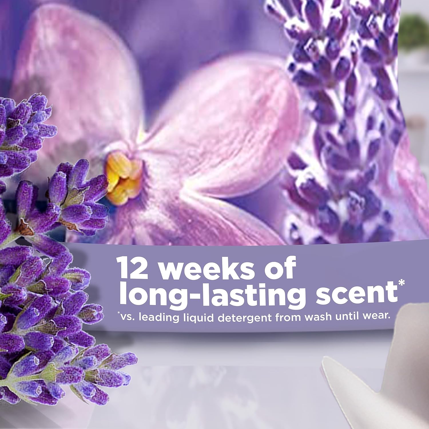 Downy Infusions In Wash Scent Booster Beads, CALM, Soothing Lavender and Vanilla Bean Scent, 24 oz Laundry Beads