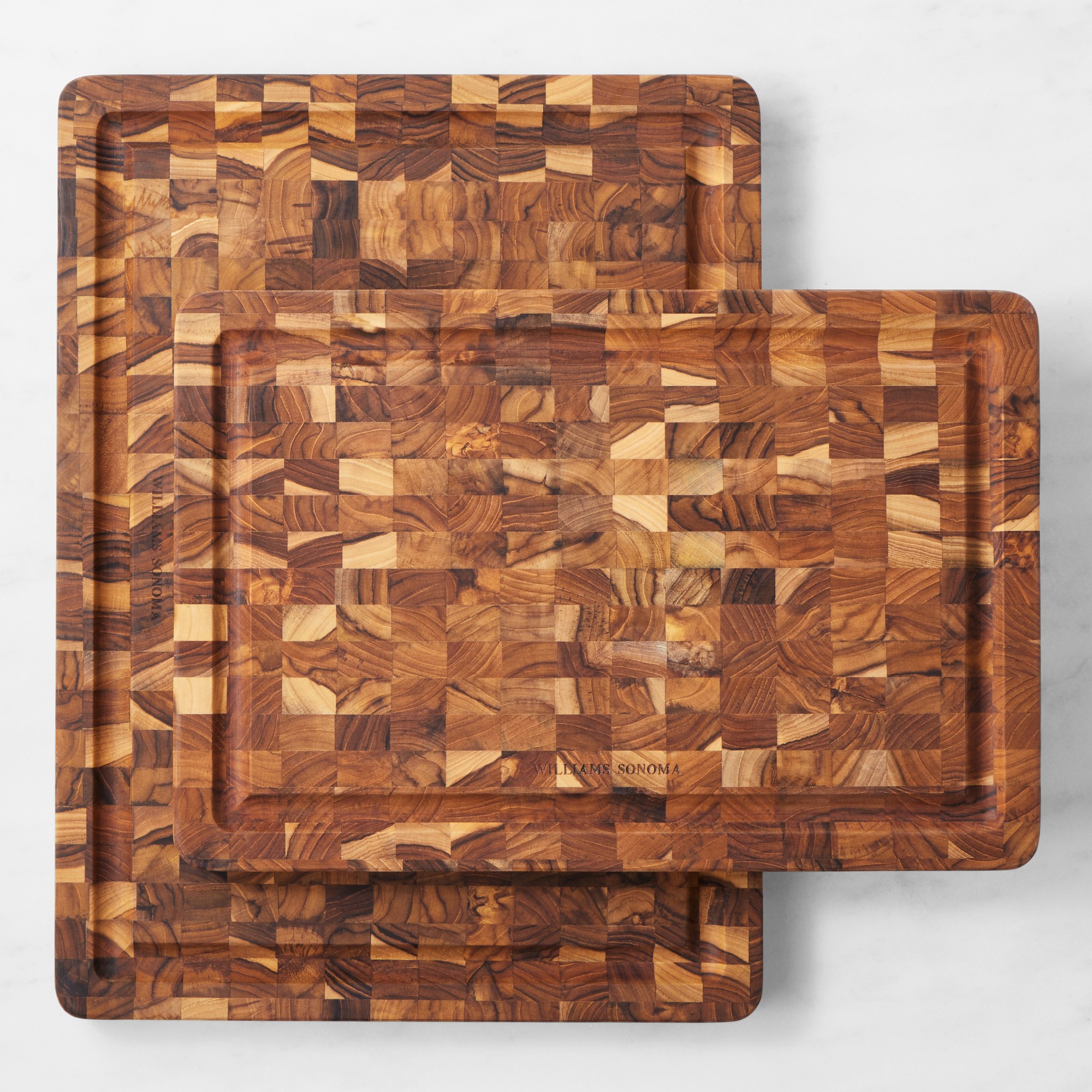 Williams Sonoma End-Grain Cutting Board, Teak