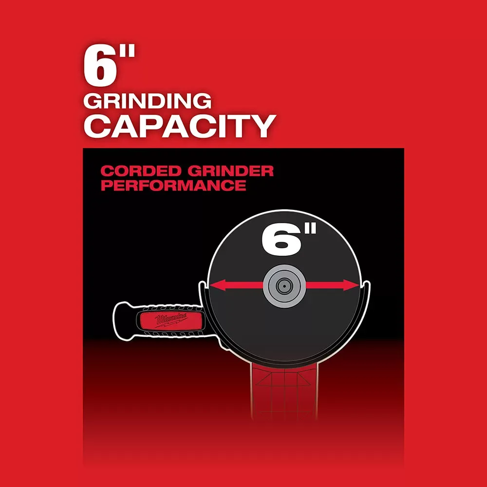 Milwaukee Pre-Sale 2981-20 M18 FUEL 18V  4-1/2 - 6 Inch Slide Switch Grinder, Bare Tool