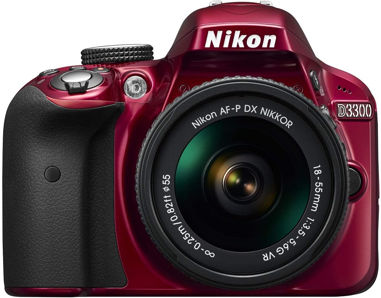 Nikon D3300 24.2 MP CMOS Digital SLR with Auto Focus-S DX Nikkor 18-55mm f/3.5-5.6G VR II Zoom Lens (Black)