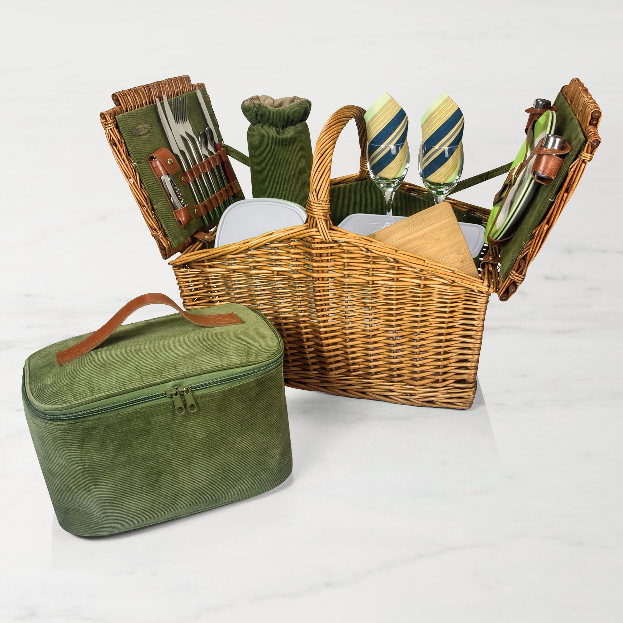 Sage Picnic Basket