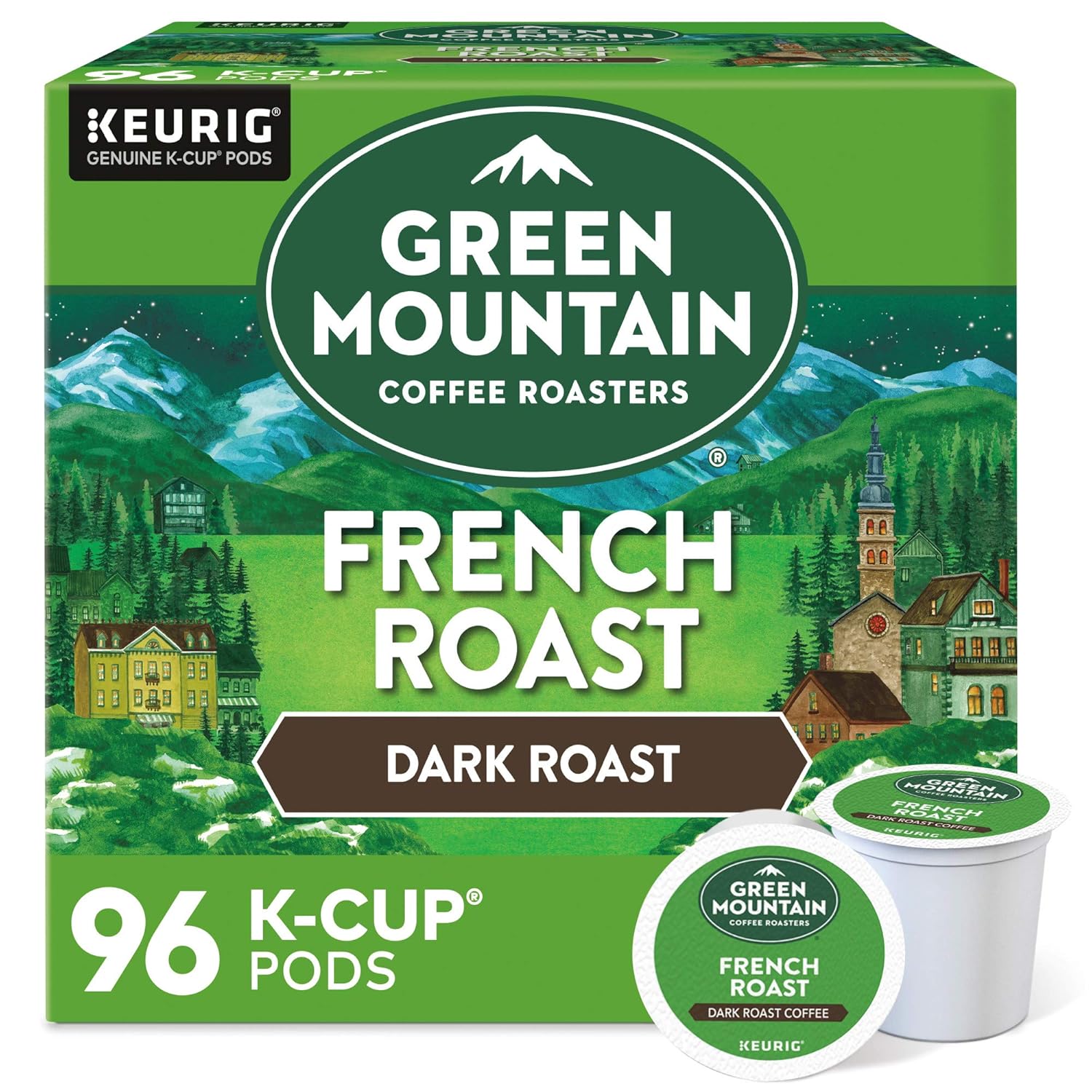 Green Mountain Coffee Roasters Dark Magic Keurig Single-Serve K-Cup Pods, Dark Roast Coffee, 72 Count (6 Packs of 12)