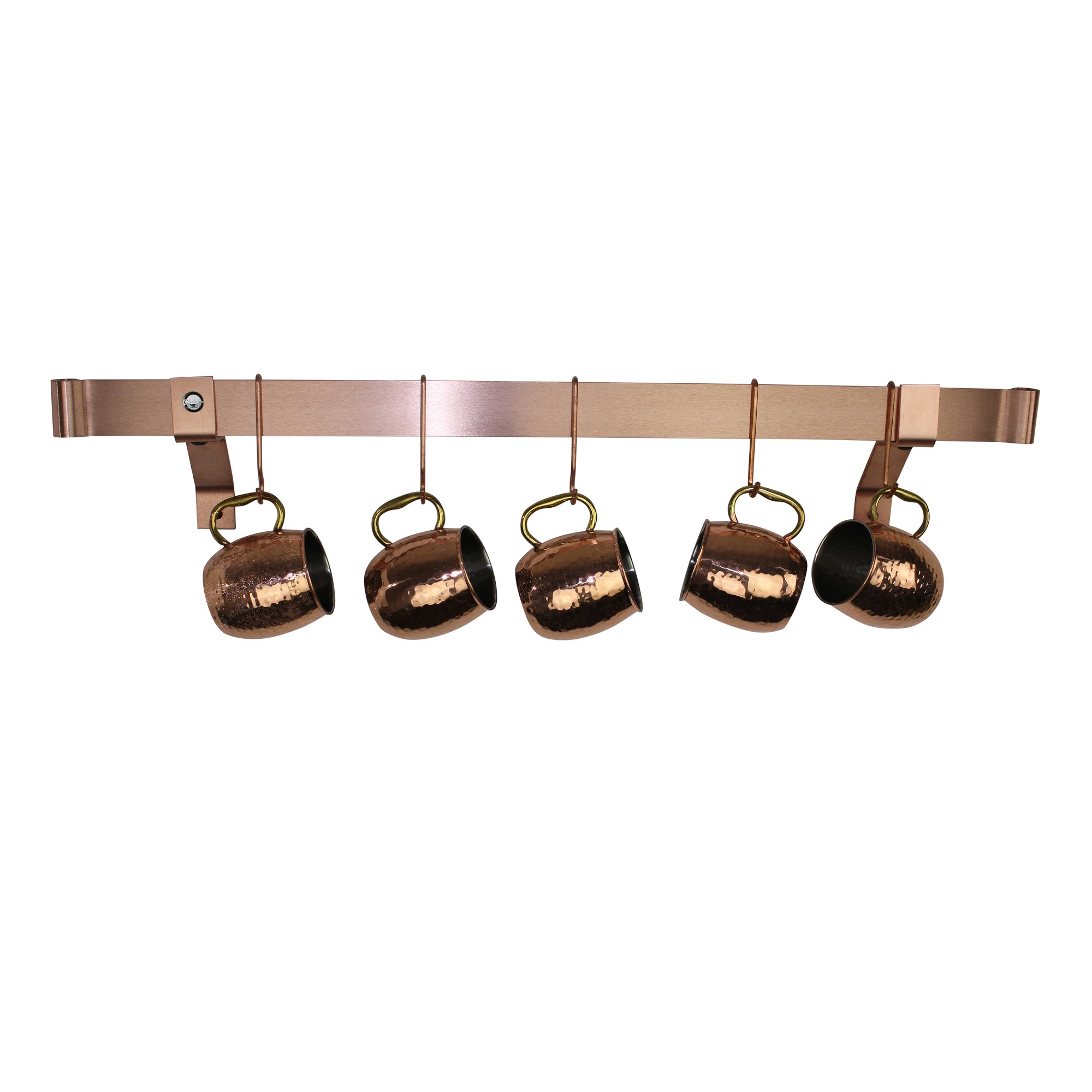 Enclume  Rolled-End Bar Wall-Mounted Pot Rack