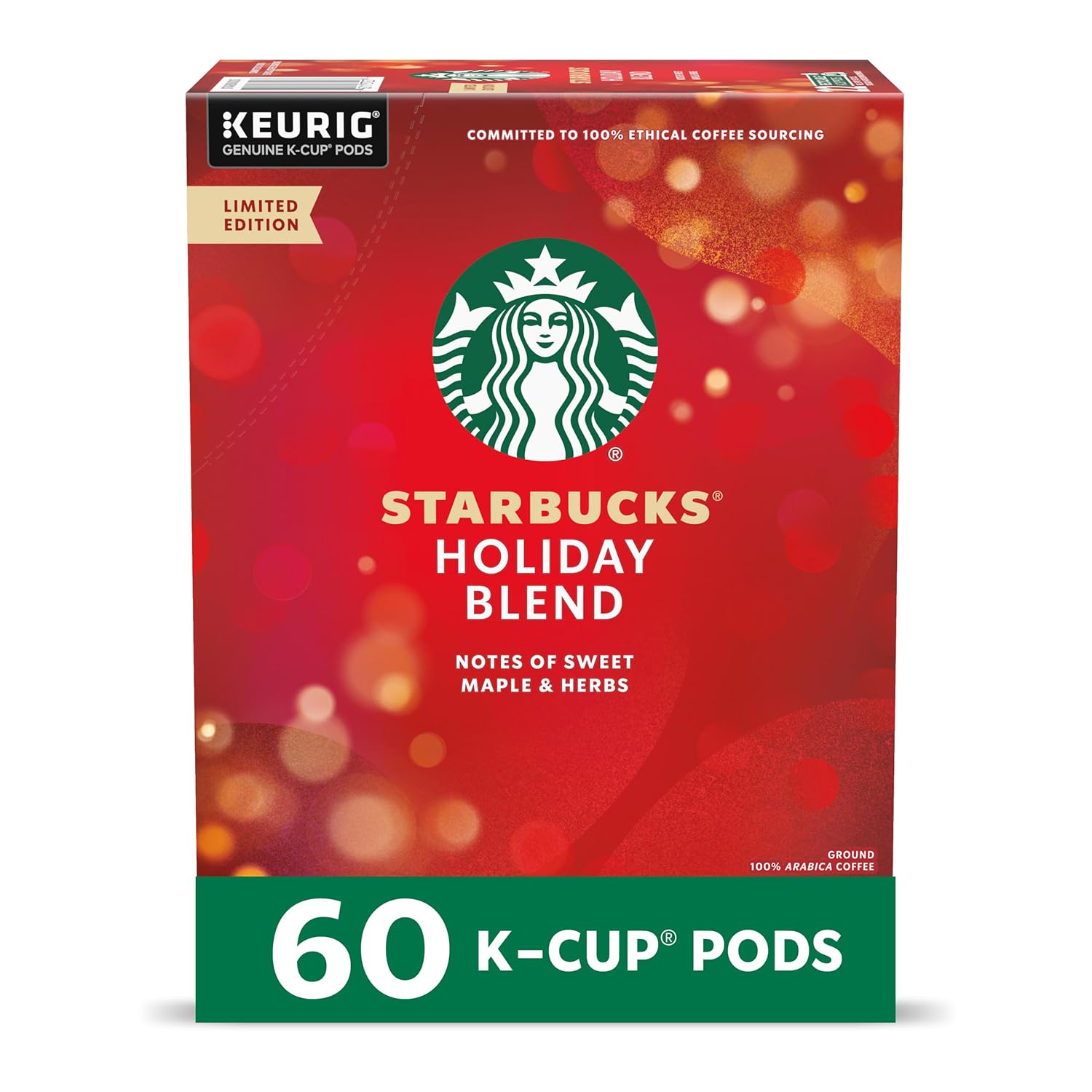 Starbucks K-Cup Coffee Pods, Medium Roast Coffee, Pike Place Roast for Keurig Brewers, 100% Arabica, 4 boxes (96 pods total)