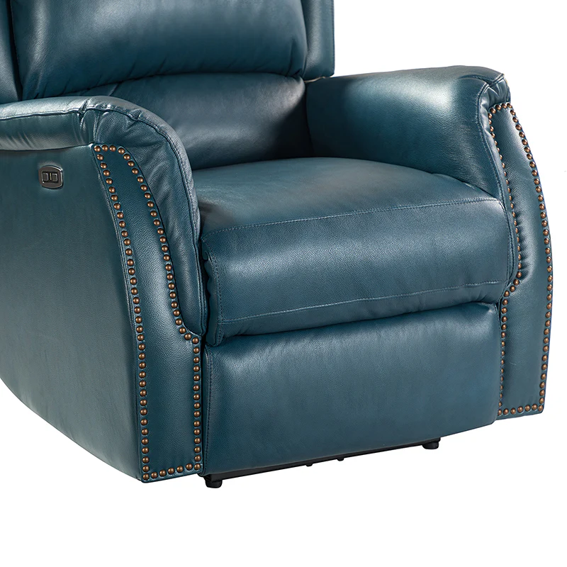 Flora Genuine Leather Power Recliner