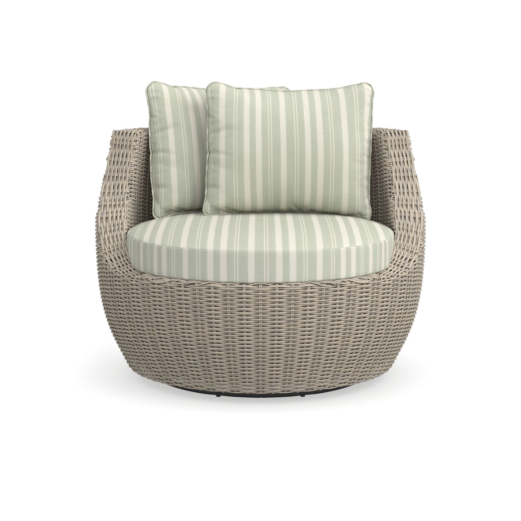 San Clemente Curved Swivel Chair Cushions