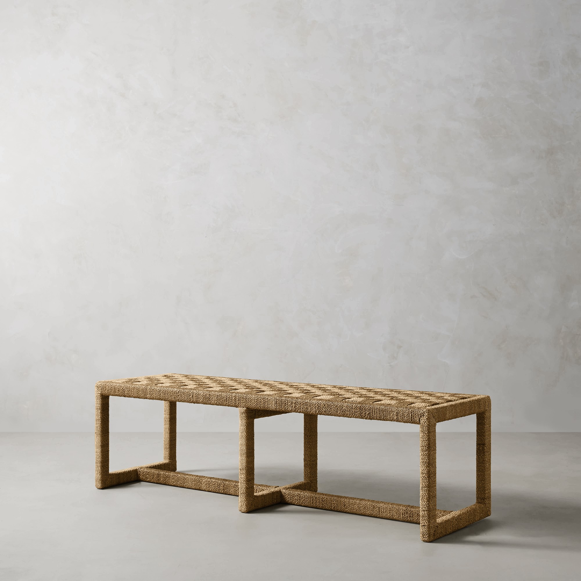 Vista Woven Backless Bench (60
