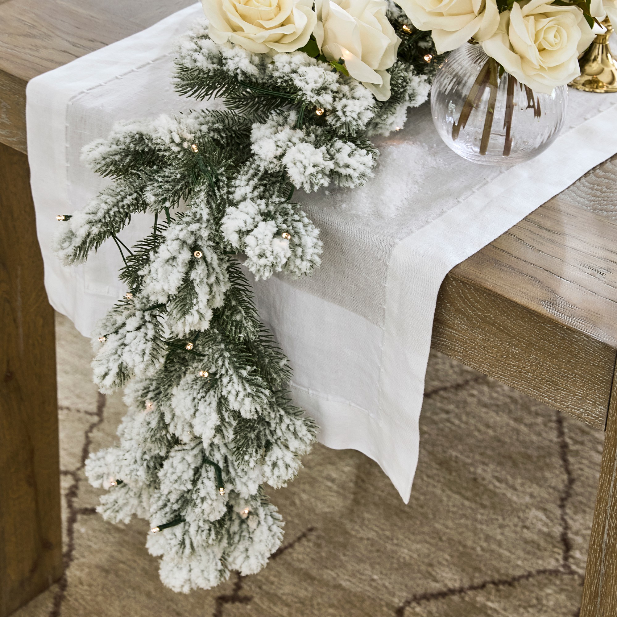 Italian Washed Linen Table Runner