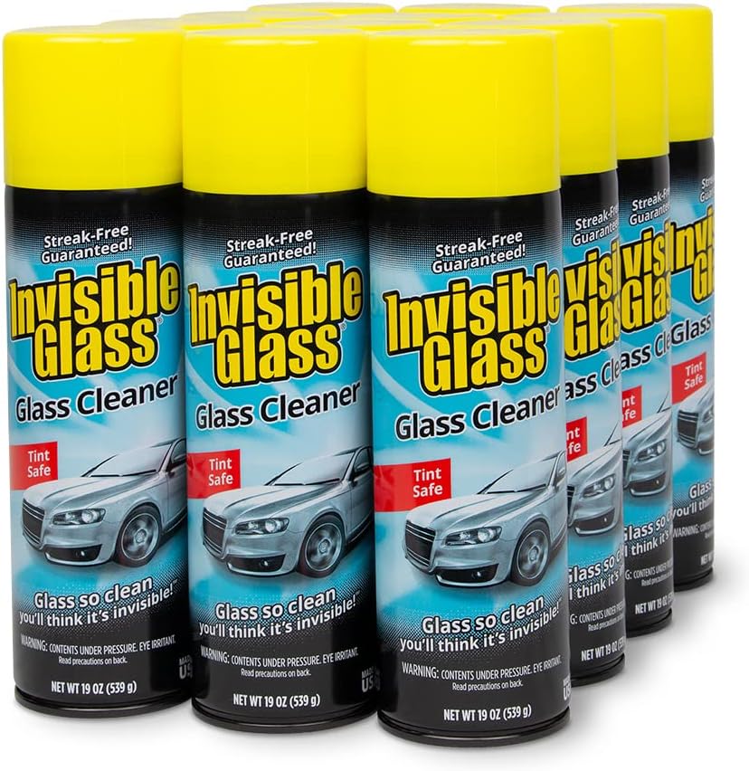 Invisible Glass 91164-2PK 19-Ounce Foam Cleaner for Auto and Home for a Streak-Free Shine, Deep Cleaning Foaming Action, Safe for Tinted and Non-Tinted Windows, Ammonia Free, Pack of 2