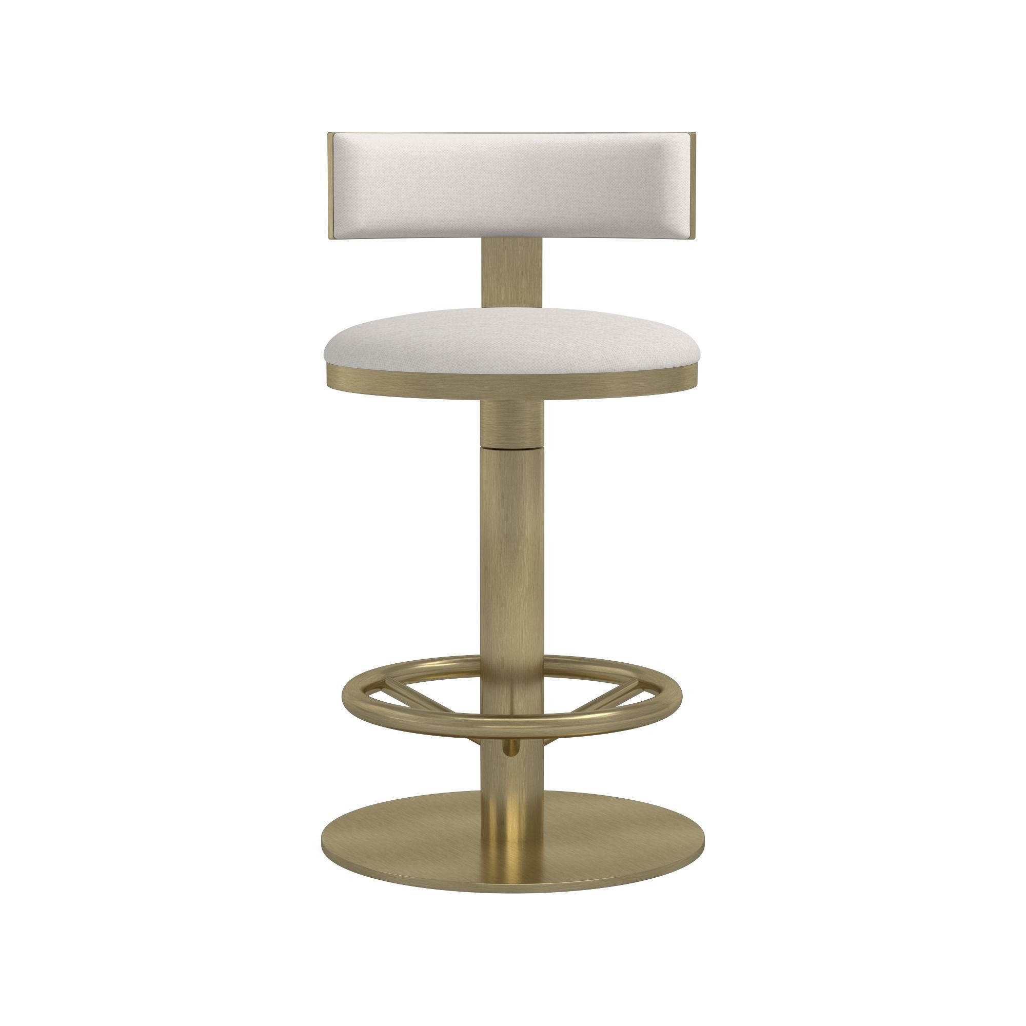 Larkin Upholstered Pedestal Counter & Bar Stool