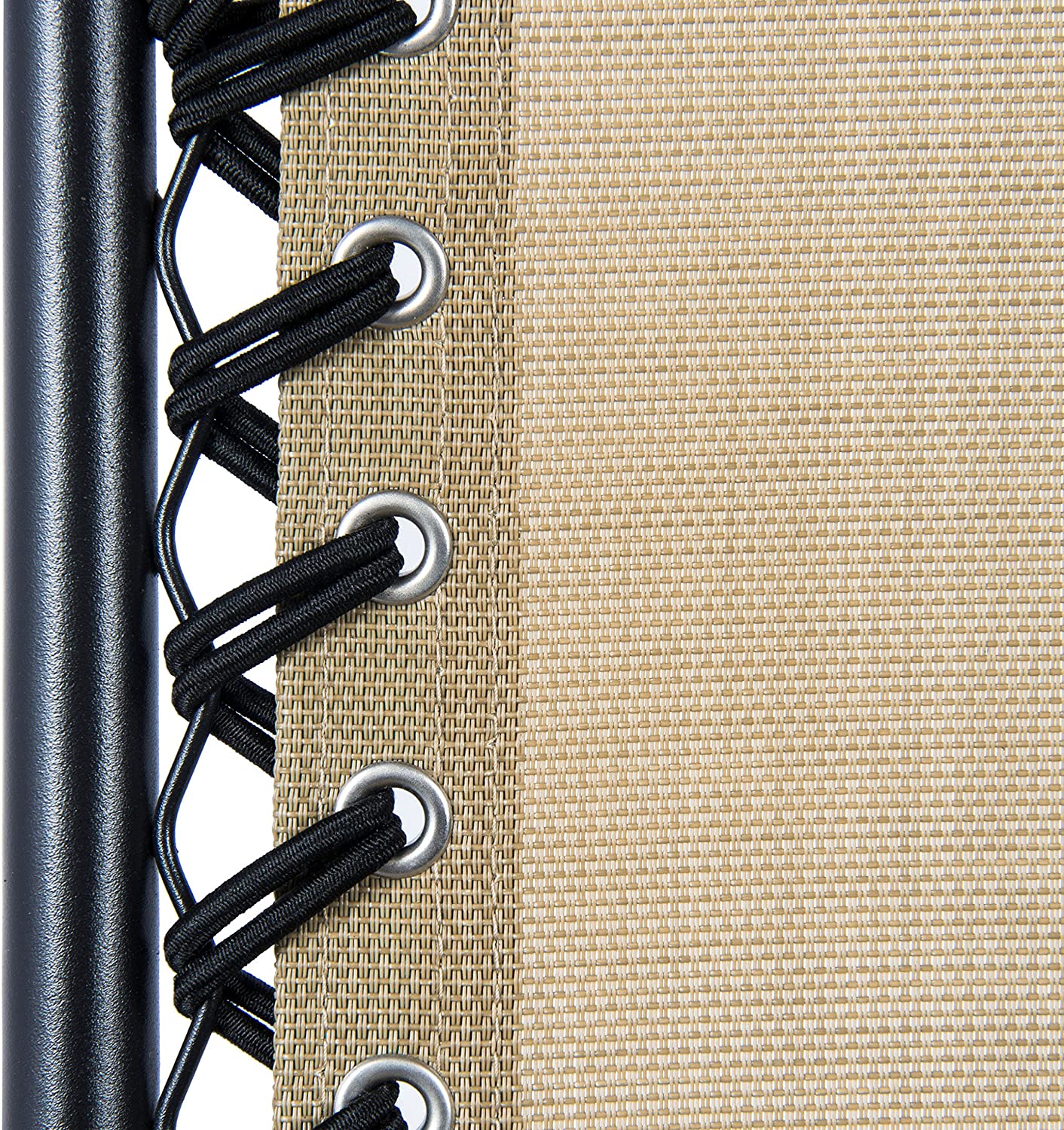 Set of 2 Adjustable Steel Mesh Zero Gravity Lounge Chair Recliners w/Pillows and Cup Holder Trays