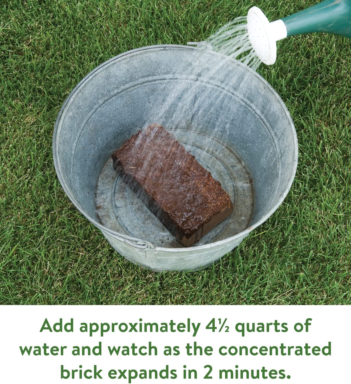 Natural & Organic Garden Coir, 8 quart, (1 Pack)