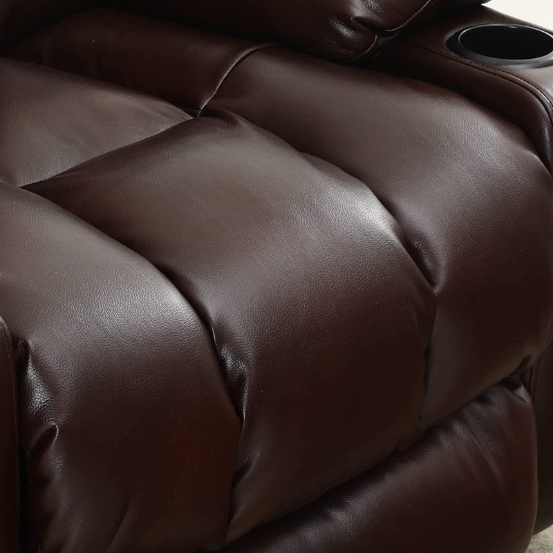 💥Clearance Sale🔥 Mcombo Electric lift Recliner sofa with massage and heating functions, 3 positions, 2 side pockets and cup holders, USB ports!