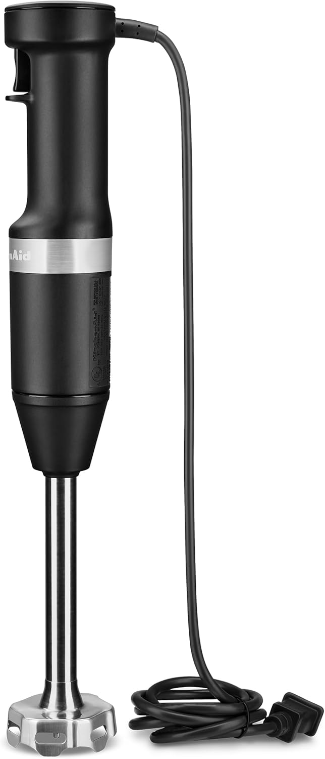 KitchenAid Variable Speed Corded Hand Blender KHBV53, Matte Black